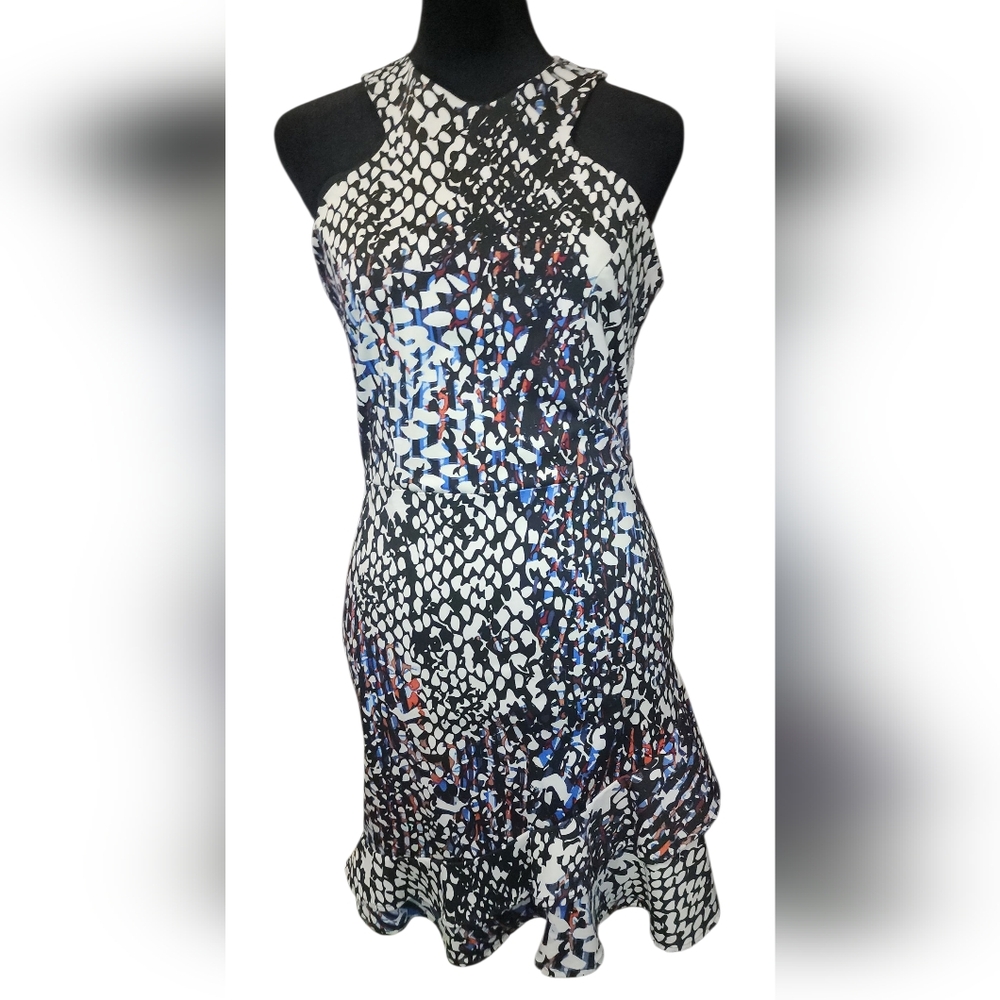 Parker Coasta Floral Print Dress, Womens Medium